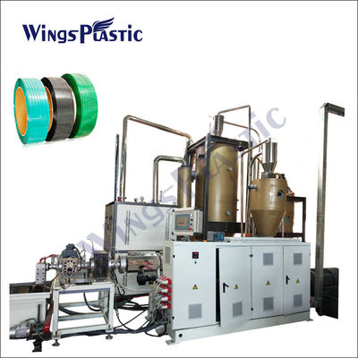 Linea di produzione di cinture di imballaggio per animali domestici / linea di estrusione di cinghie per pacchetti per animali domestici / impianto di produzione di cinghie per animali domestici in plastica